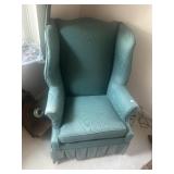 Two mid-century modern side chairs