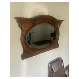 Beveled wall mirror