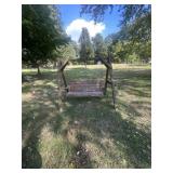A-frame lawn yard swing