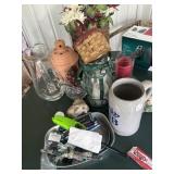 Picture basket, candles, decorative items, HB