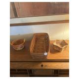 Two Longaberger baskets