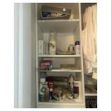 Closet, full of crafting, sewing items, material