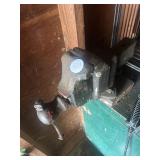 Big vice and double bench grinder, be sure to