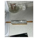 Marble rolling pin