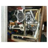 Drawer full of kitchen utensils