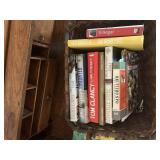 Basket books, paper shredder