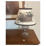 Electrified oil lamp