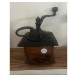 Antique coffee grinder