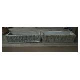 Two outdoor planters - Concrete