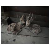 Deer Family lawn ornaments - Plastic material