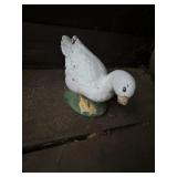 Small Duck with a hurt bill - Cement