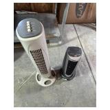 Two electric heaters
