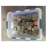 Tote full of glass jars