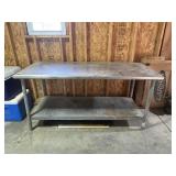 Stainless Steel Prep Table 68x29x33