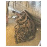 Vintage chain hoist