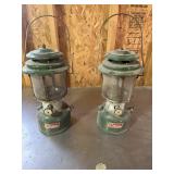 Two camping lanterns