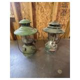 Two camping lanterns