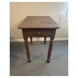 Painted one-drawer table