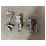 Hand crank meat grinders