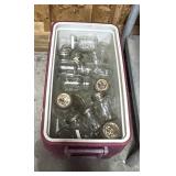 Cooler of misc. jars