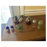 2 ducks, Blue California souvineer salt & p