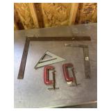 Squares and C-clamps