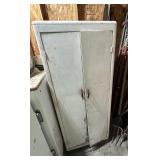 Two-door wood cabinet