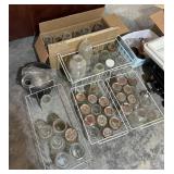 Large assortment of jars