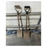 Two shovels