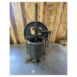 Cast iron lard press