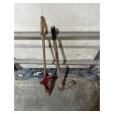 Bulb planter and adze