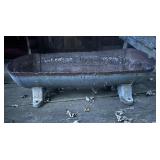 Metal planter or feed trough