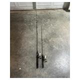 2 Synergy Steel Reels with rods