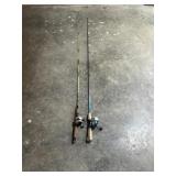2 Fishing rods with Reels