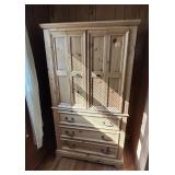 Entertainment center / Wardrobe - Pine