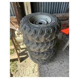 Maxx/S tires & wheels - 25x10.00-12 NHS - set 4