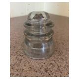 Whitall Tatum No. 1 clear glass insulator