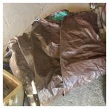 Large brown tarp