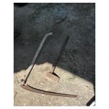 Wood splitter & cutting sythe