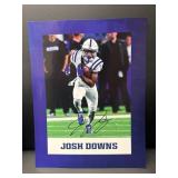 Indianapolis Colts Josh Downs Autographed Picture