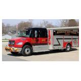 Ride to EH School in Fire Truck (Jackson-Blue