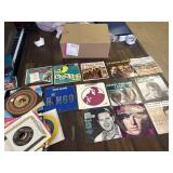 Several .45 RPM Records