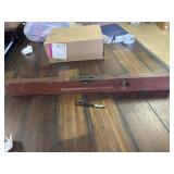 Vintage wooden Stanley Level