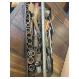 Old Metal Craftsman toolbox full tools