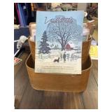 Magazine rack & 1946 International Harvester