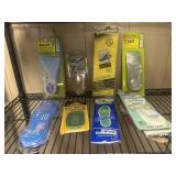 Box of new shoe insoles