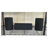 Pro Cinema hanging speakers