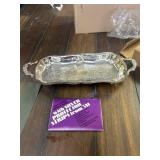Leonard Silver Plate Candy dish in original box