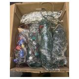 Box of Christmas lights