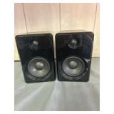 Pair Plastic speakers